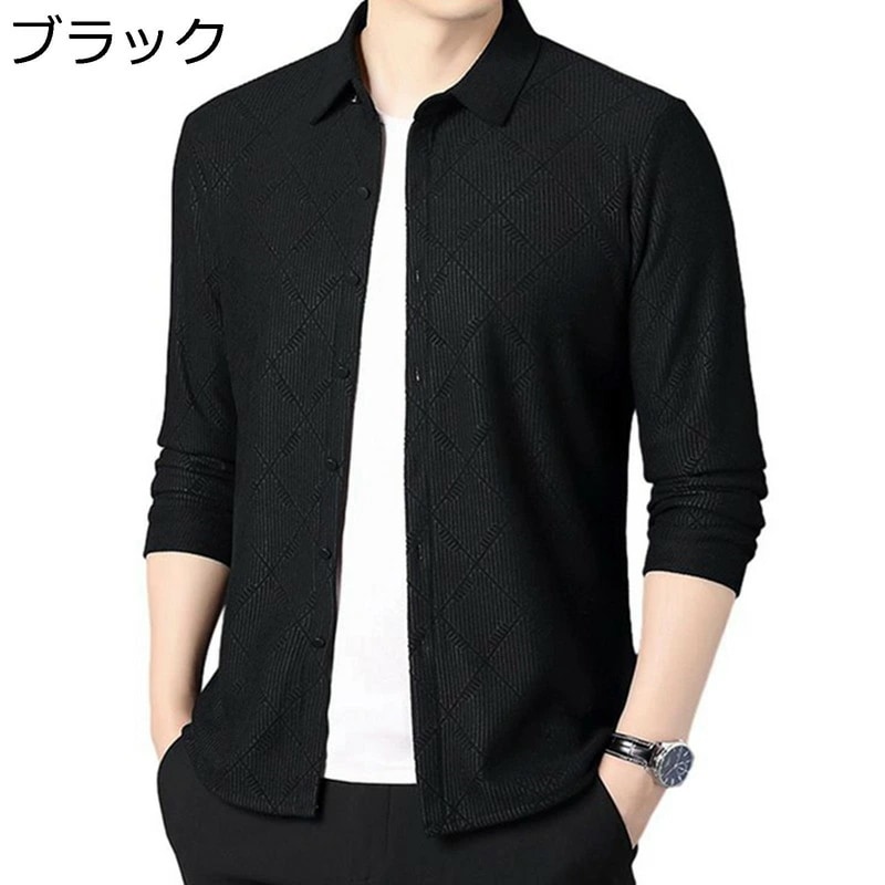 ビジネスシャツ カジュアルシャツ 冬用シャツ メンズ 厚手 保温 開襟 裏起毛 薄ボア 暖かい 防寒 おしゃれ チェック柄 男性用 長袖 軽量 通勤 作業服 大きいサイズ 5,855円