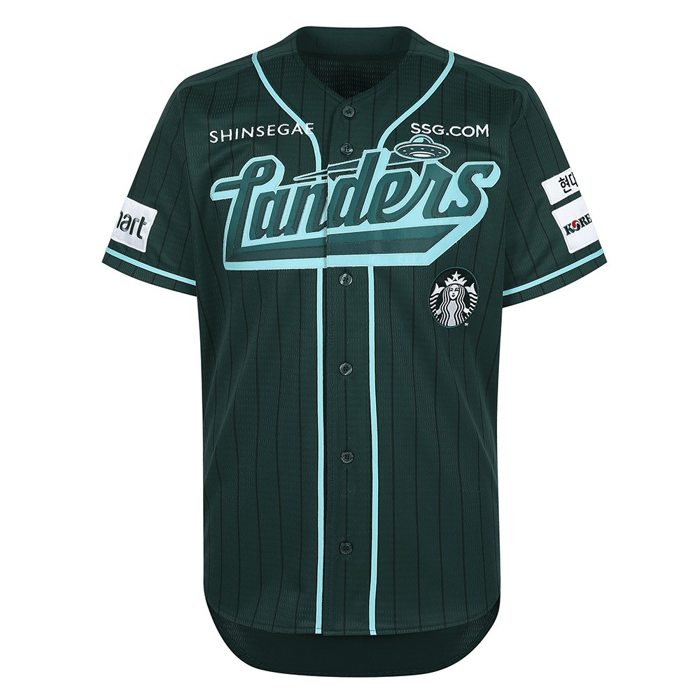 24 シーズン SSG LANDERS StarbucksDay 野球 ユニフォーム グリーン 韓国スターバ グッズ