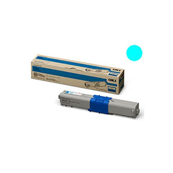 (純正品) OKI 沖データ トナーカートリッジ (TNR-C4JC1 C シアン)