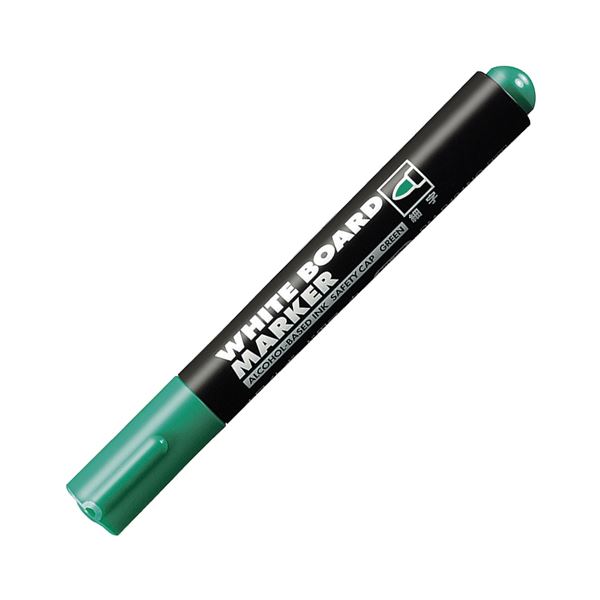 (まとめ) コクヨ ホワイトボード用マーカーペン 細字 緑 業務用パック PM-B101NG 1箱(10本) (×5セット)