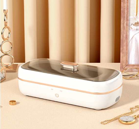 【新品プロモ-ション】超音波洗浄機 メガネ ジュエリー　47000Hz 眼鏡 ポータブル ネックレス アクセサリー 腕時計 貴金属 入れ歯 印鑑 洗浄器 クリーナー 花粉対策 小型 インビザライン 3