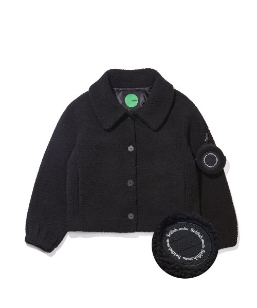 COOKIE FLEECE JACKET (BLACK)