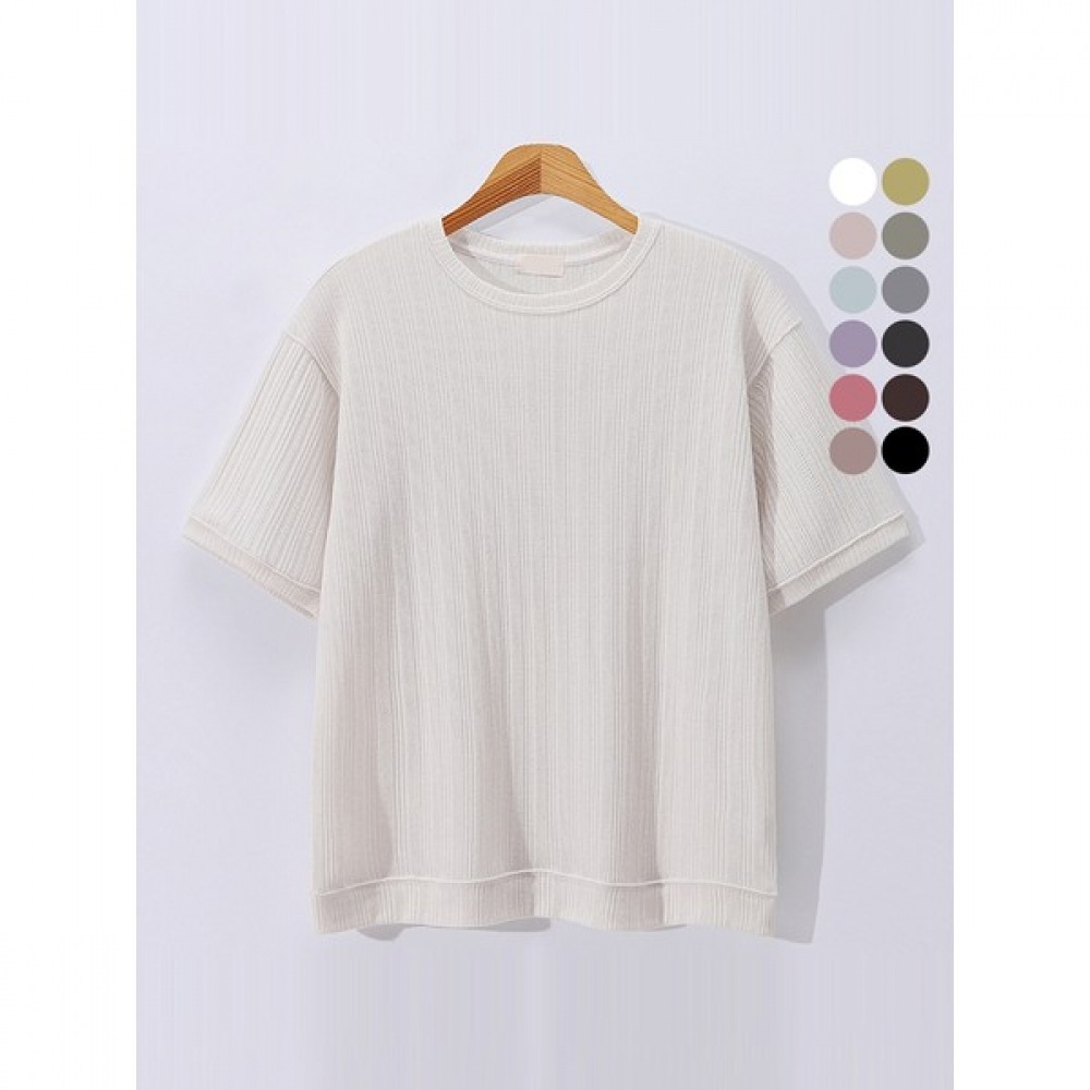 (ジュアンズ) オーバーフィットヘアリブニットショートスリーブ Tシャツ DMRT1606