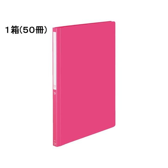 PPフラットファイルPOSITYA4タテ ピンク 50冊 コクヨ P3ﾌ-P10-5NP