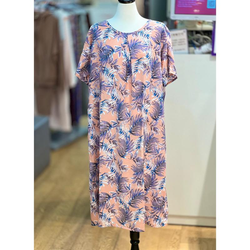 [坡州店]レーヨン混紡プリントイージーウェアワンピースGW6040B