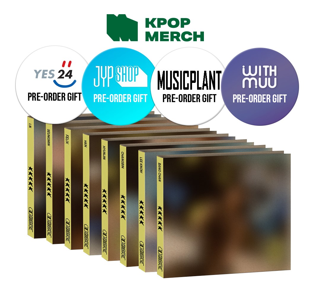 【ONLINE特典選択】 Stray Kids - 5-STAR / アルバム8種セット / DIGIPACK / SKZ CODE / JYP / YES24 / WITHMUU 8,750円