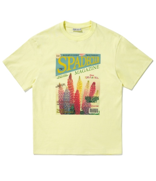 NewJeans 着用☆関税込☆SPADECLUBSEOUL★Flower Magazine T 4983641929.jpg