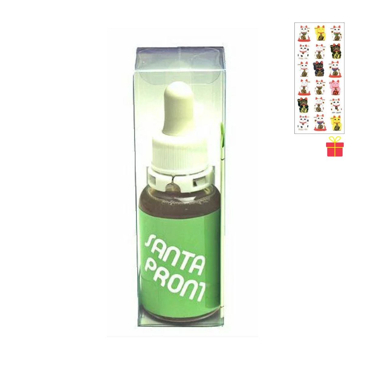 ペット用サプリメント サンタプロン・ペット用 30cc【金運招き猫シール付】ブラジル・ミナスジェライス産 特許取得済 ノンアルコール抽出法 天然 健康食品 栄養補助食品