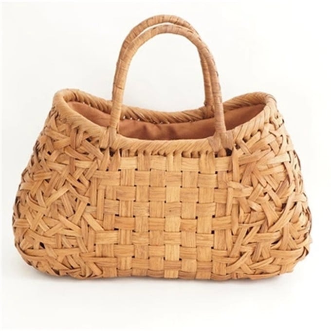 山葡萄 籠 バッグ かご 網代編み やまぶどう 山ぶどう カゴバッグ 持ち手 おしゃれ 籠 料無料 バスケット メルカド レディース ハンドバッグ 着物