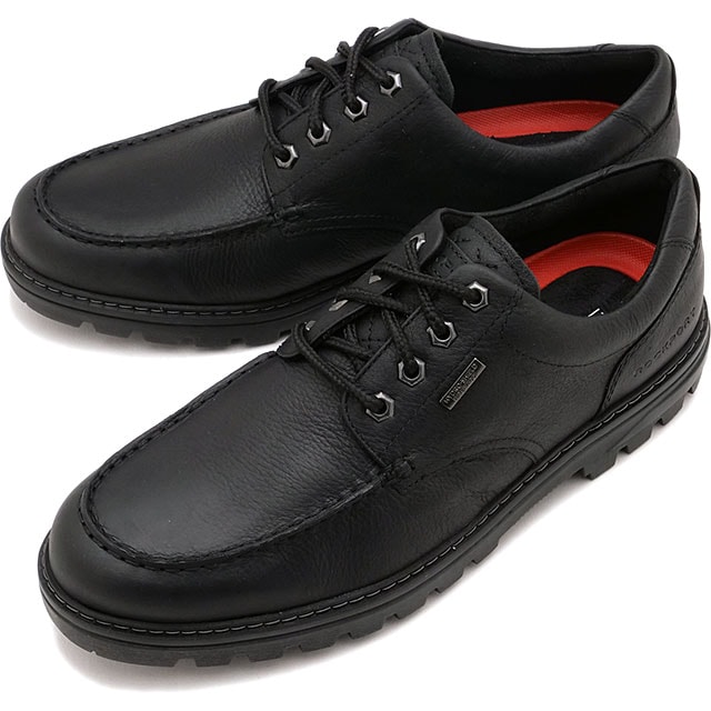 スニーカー メンズ ウェザーオアノット モック オックスフォード [RPI-CJ5623W] 革靴 カジュアルシューズ 防水レザー ワイドワイズ BLACK 正規取扱店