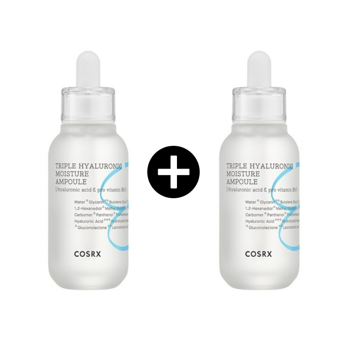 ハイドリウム トリプル ヒアルロニック モイスチャー アンプル, 40ml+40ml