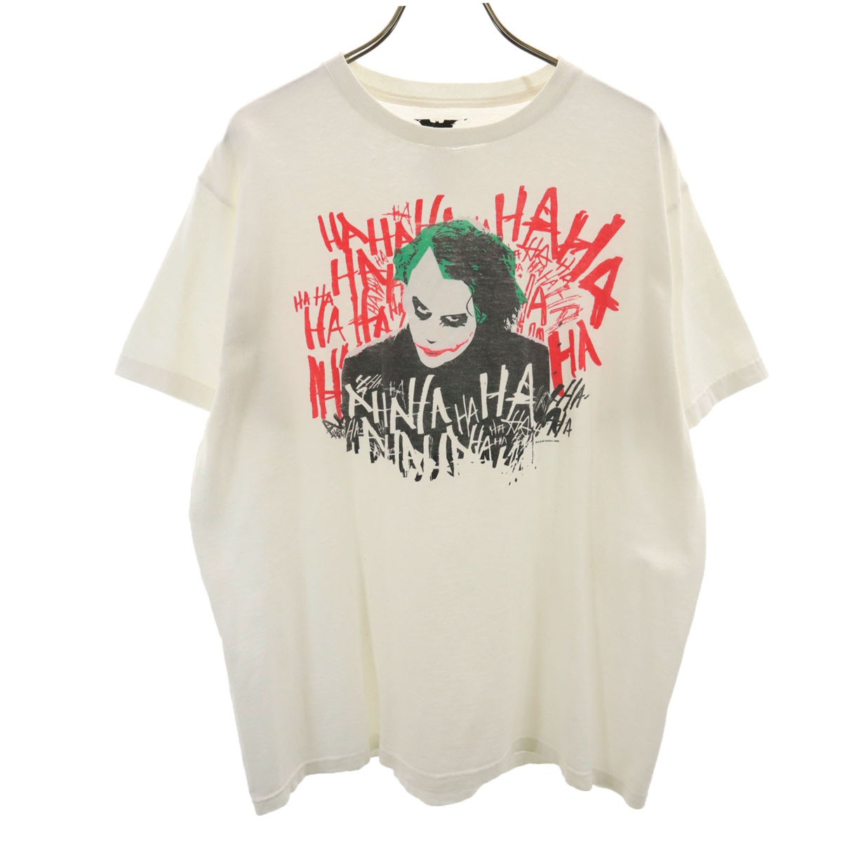 THE DAR KNIGHT ダークナイト 00s ジョーカー 半袖 ムービー Tシャツ L ホワイト JOKER 映画 メンズ 古着 6,787円
