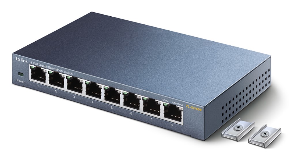 TP-Link [TL-SG508(JP) V2] 8ポート ギガビット らくらくマウントスイッチングハブ