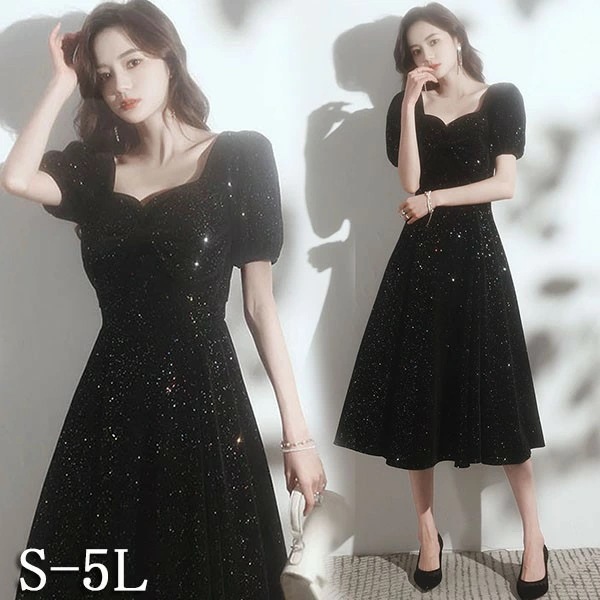 【限定セール】ドレス 大人 ピアノ 発表会 演奏会用ドレス 演奏会 イブニングドレス 結婚式 母親 ピアノ発表会 中学生 パーティードレス 発表会ドレス ミモレ丈ドレス 高校生 大きいサイズ コンクー