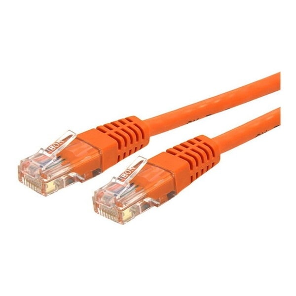 StarTech C6PATCH100OR オレンジ [30.4m Cat6対応LANケーブル (カテゴリ6対応イーサネットUTPケーブル モールド処理済みRJ45コネクタ)] 5,237円