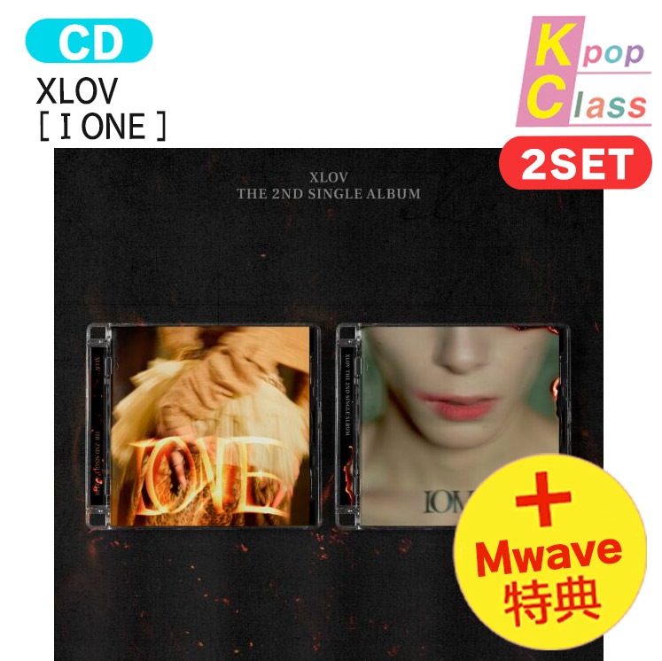 国内発送 [Mwave直筆サイン＋フォトカード特典] XLOV [ I ONE ] 2種セット The 2nd Single Album / 1次予約