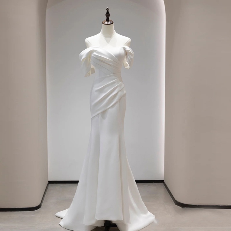 【L.O.V.E】 ウェディングドレス 白 結婚式 花嫁 サイズオーダーメイド可能 成人式 お呼ばれ ウェディング 演奏会 二次会 パーティードレス 前撮り ワンピース ロングドレス メガ割 7