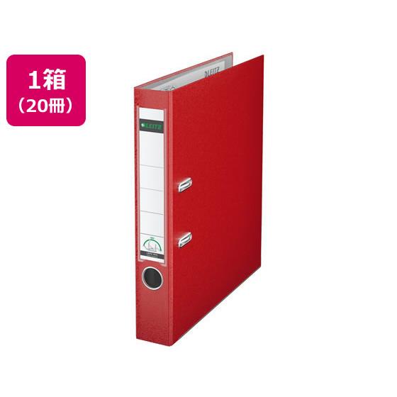 レバーアーチファイル A4タテ 背幅55mm レッド 20冊 ライツ 1015-50-25