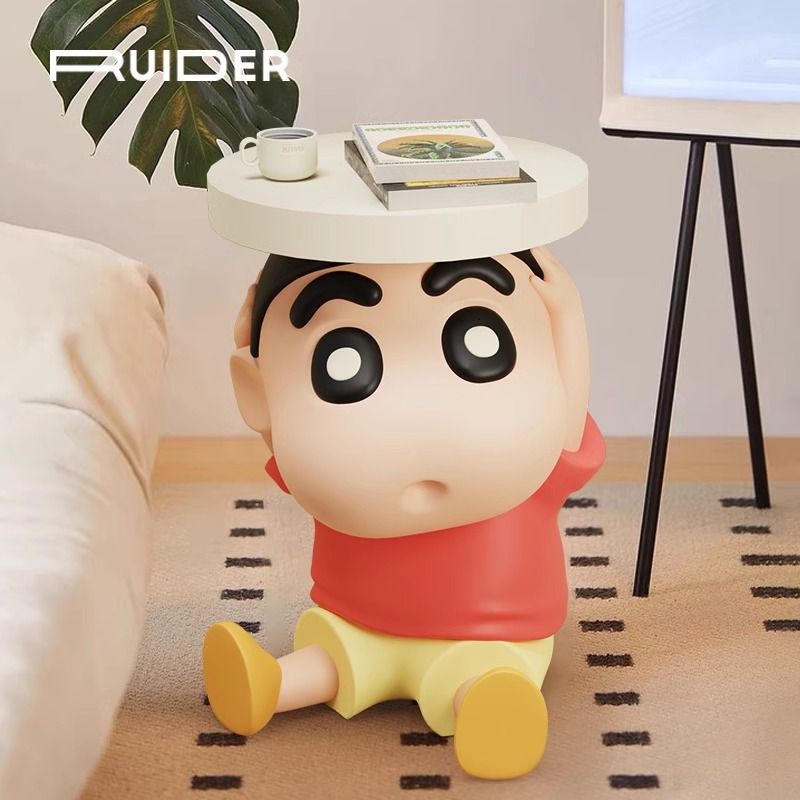 クレヨンしんちゃん リビングルーム ソファサイドテーブル サイドキャビネット コーナー 小さなテーブル モダン コーナーテーブル サイドテーブル 小さなコーヒーテーブル ベッドサイドテーブル 07
