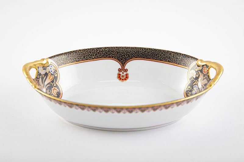 黒外濃金海松鳳凰文【バスケット】S-3738　有田焼　其泉