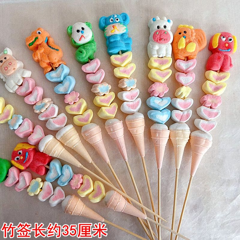 【送料無料】70/150Pcs 漫画風のマシュマロ串棒に鷹の砂糖漬けと子供用のかわいい串ロリポップをに クリスマスキャンディー 誕生日プレゼント