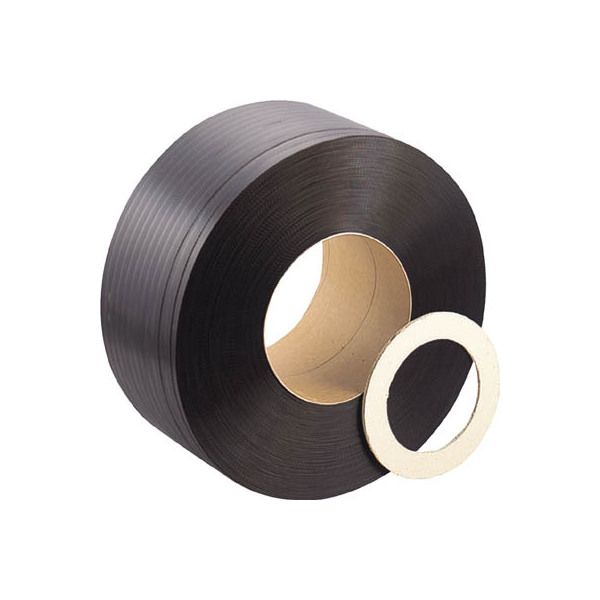 TGPP-155E 黒 エコ自動梱包機用PPバンド幅15.5mmX長さ2500m巻 TGPP155E メーカー直送