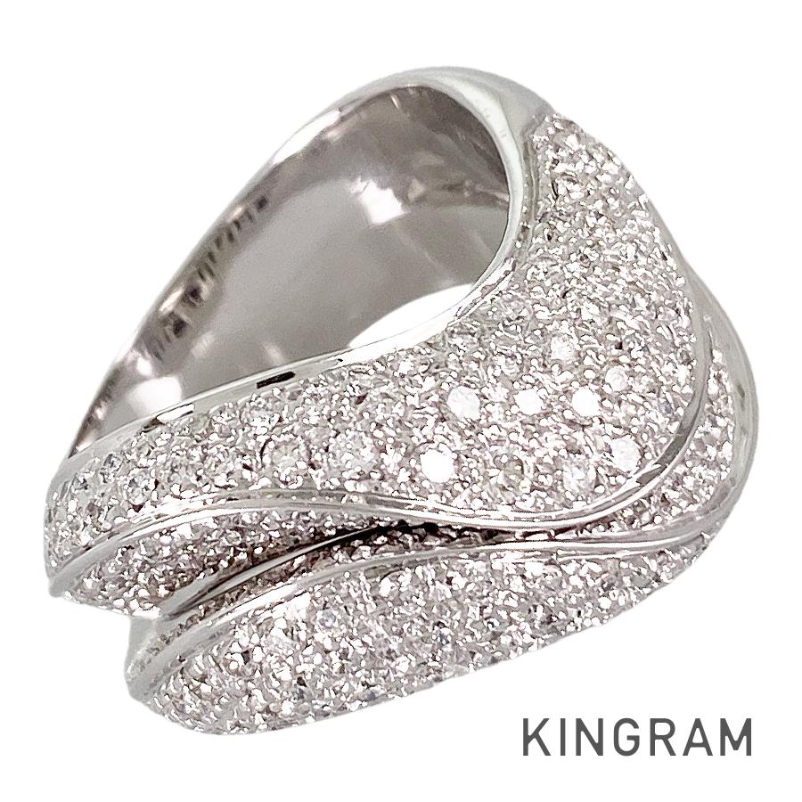 リング K18WG ダイヤモンド 17号(57) sss【中古】