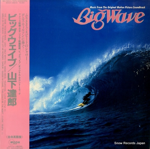 【レコード】山下達郎 ビッグウェイブ MOON-28019
