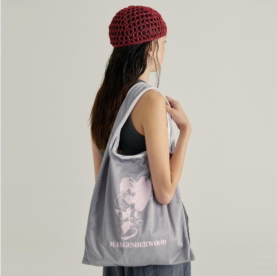【MARGESHERWOOD】 HEARTCITY MESH BAG : SILVER 7,546円