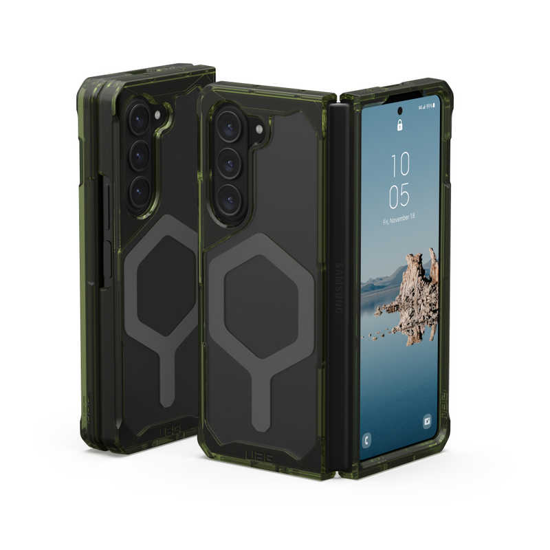 UAG　Galaxy Z Fold 5 PLYO PRO Case(オリーブ/スペースグレイ)　UAG-GLXZFD5-YM-O/S