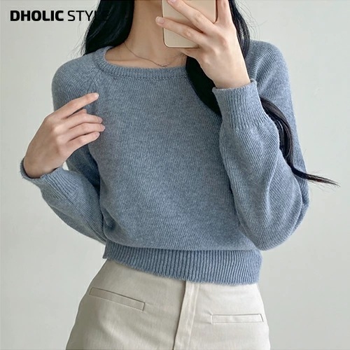 スクエアネックニット・p627982