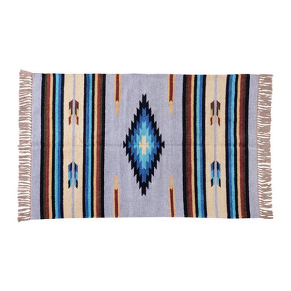 キリムラグ キリム柄 約幅90×奥行き130cm TTR-105D