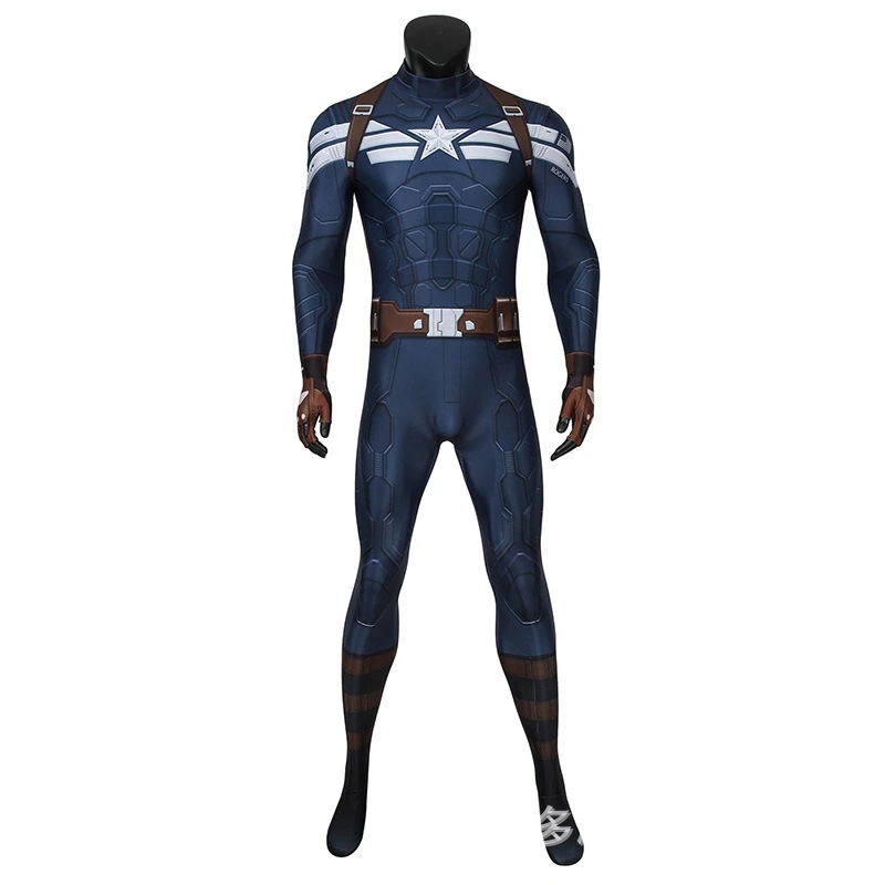 キャプテンアメリカ 2: ウィンターソルジャー Cos スティーブンロジャース キャプテンアメリカ ボディスーツ J4449