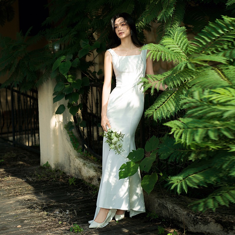 エレガントマーメイドドレス(M-0010)