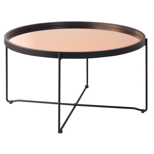 CIR-502MR ラウンド トレーテーブルL ゴールド メーカー直送