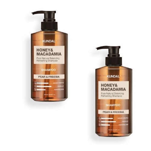 クンダルハニーマカダミアネイチャーシャンプーフェアアンドフリージア500ml x 2本しっとりとした香りのよいヘアケアシャワーバス