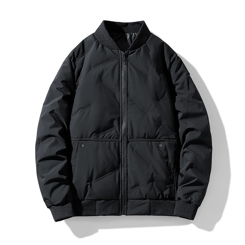 大人気 上品 ダウンジャケット メンズ 厚手 スタジャン 防寒ジャケット 無地 キルティング ダウン アウター 防寒着 ビジネス 4,901円