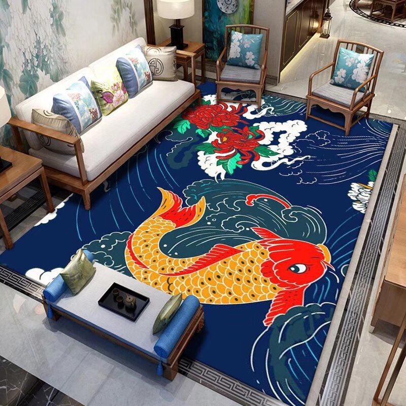 【速達!】新中式カーペットリビングソファティーカーペットシンプル中禅意寝室ベッドサイドに床敷き