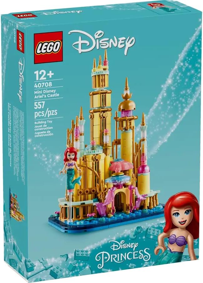 レゴ LEGO ミニディズニー アリエルの城 40708 おもちゃ 玩具 プレゼント 誕生日 ブロック クリスマス 女の子 リトルマーメイド