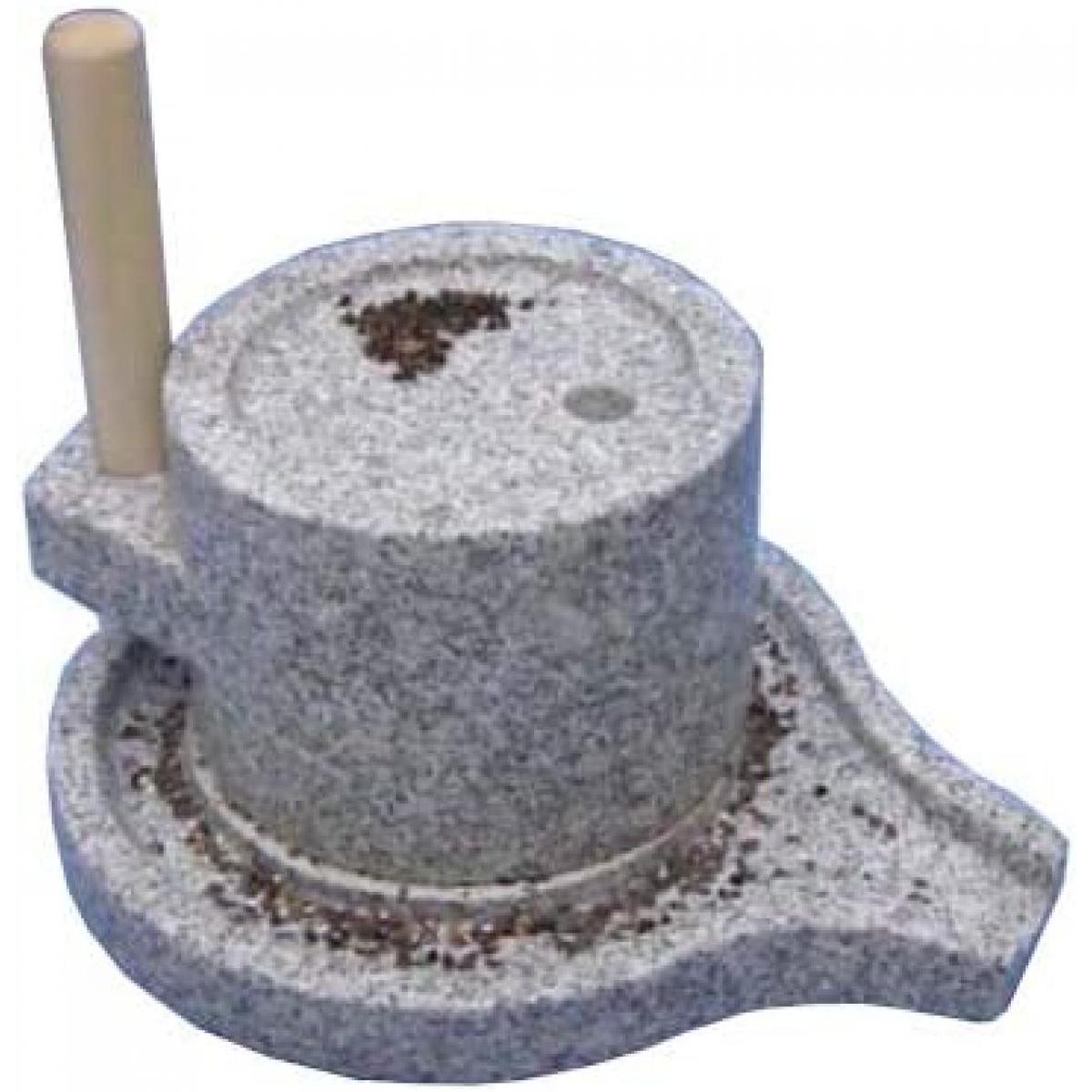 ナガノ産業 みかげ石 石挽き臼 18型 2342 うどん 蕎麦 そば 米 穀物 粉砕 石臼 ひき臼 御影石 豆挽 ミル 豆挽き コーヒーミル