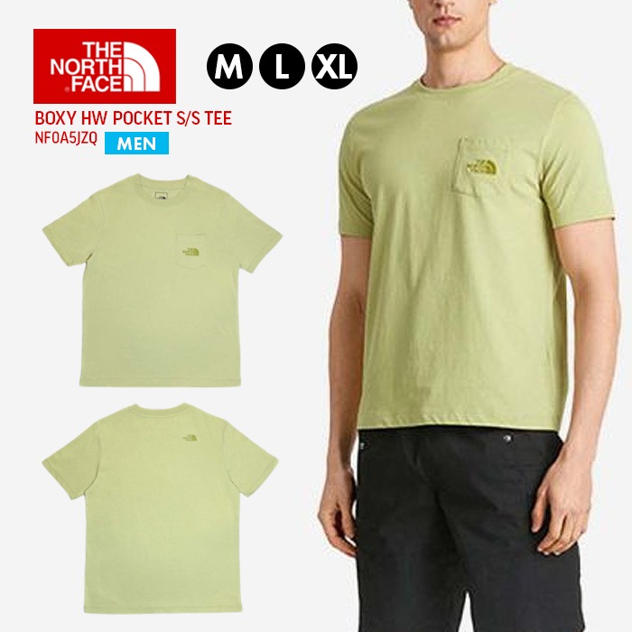 【SHOPクーポンあり】Tシャツ メンズ NF0A5JZQ 半袖 トップス アウトドア 夏 ポケット
