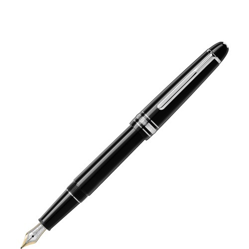 MONTBLANC 132466（106520）P145-EF モンブラン マイスターシュテュック プラチナコーティング クラシック 万年筆 14Kプラチナ装飾 ペン先 EF（極細字）/取寄品