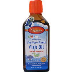 CARLSON社　フォー キッズ - ザ ベリー ファイネスト フィッシュオイル オレンジ風味 6.7fl.oz