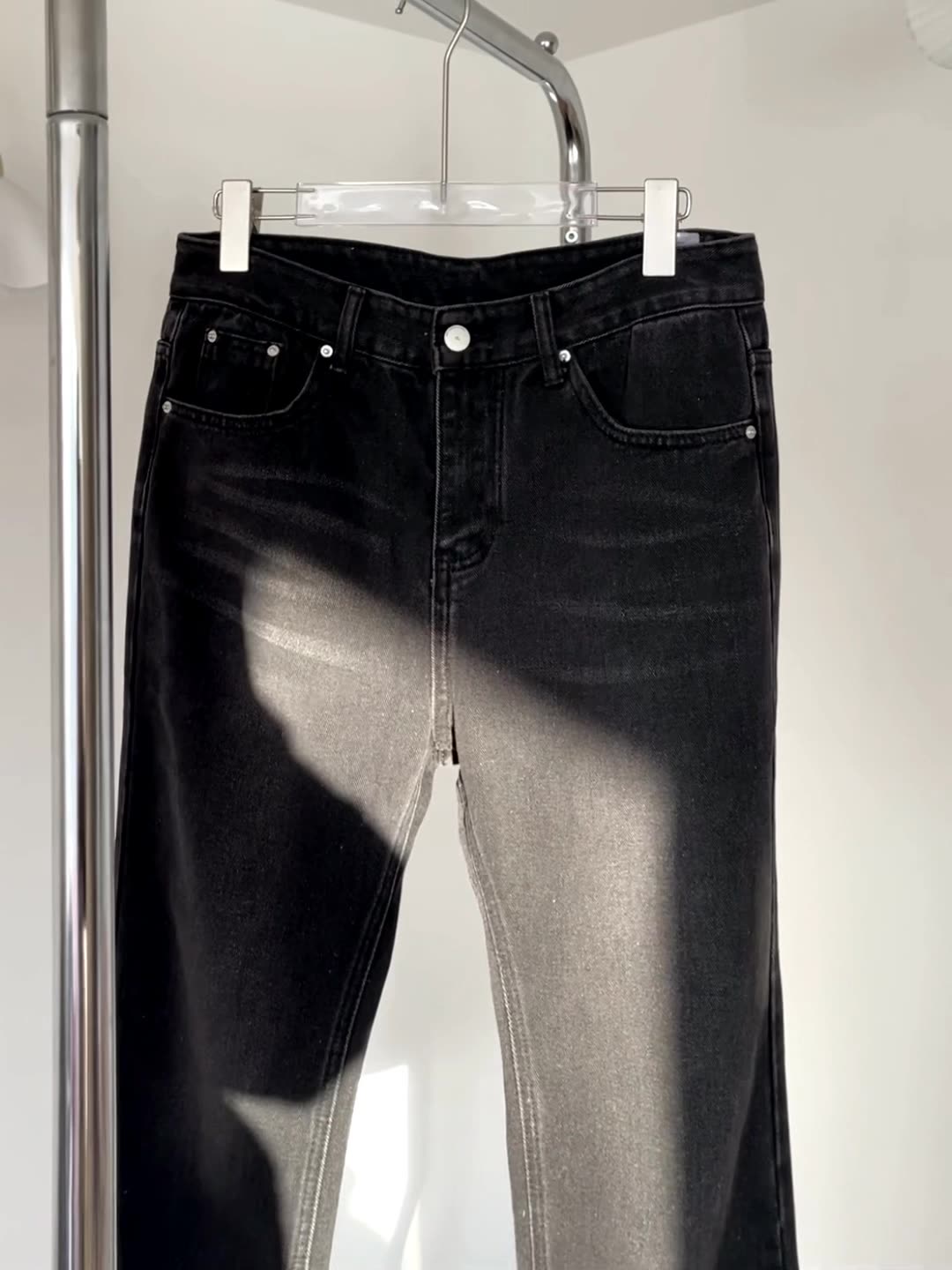 パンツ メンズ デニム 春秋 ワイド ストレート 合わせやすい カジュアル ロングパンツ