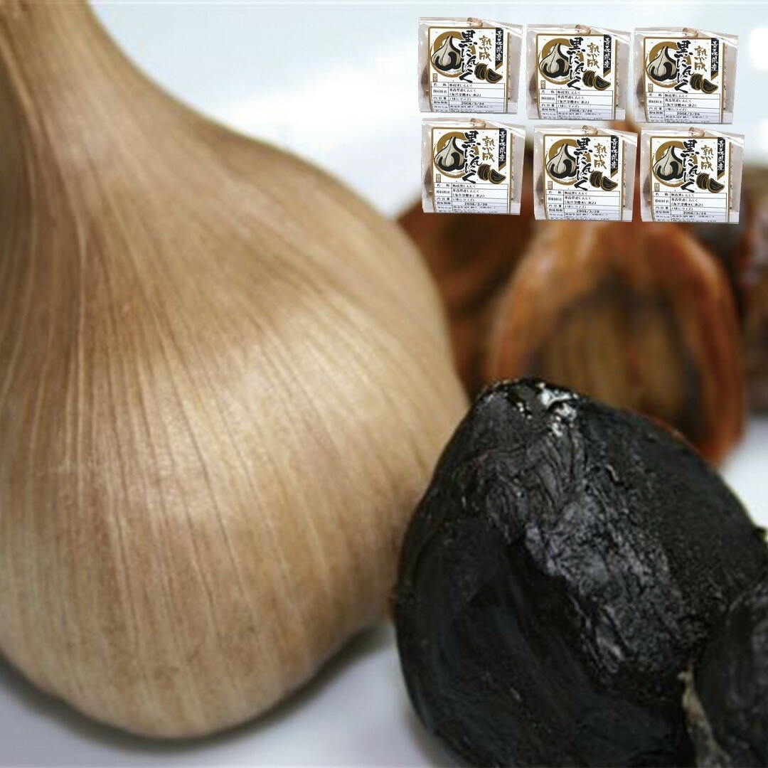 青森産 熟成黒にんにく （Mサイズ6個）2 【産直メーカー直送品】