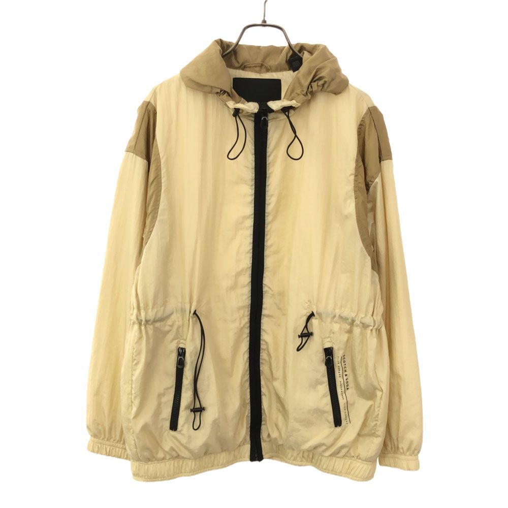 長袖 ナイロンジャケット S ベージュ系 ジャンパー メンズ