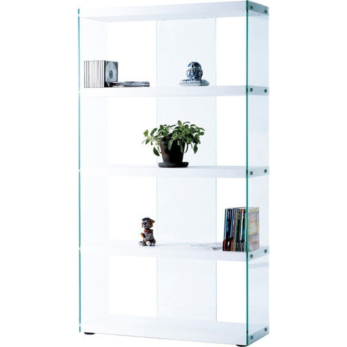 グラスシェルフ 合成樹脂化粧合板 8mm強化ガラス