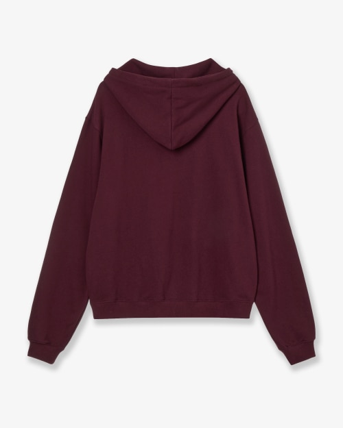 【AEAE】 WEB LOGO LOOSED HOODIE [BURGUNDY] 正規品