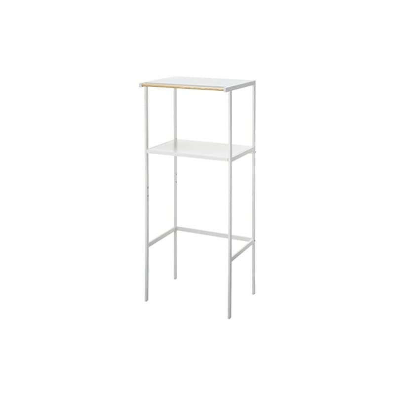 山崎実業 ゴミ箱上ラック ホワイト 約W55XD45XH130cm タワー tower キッチン収納ラック 2859