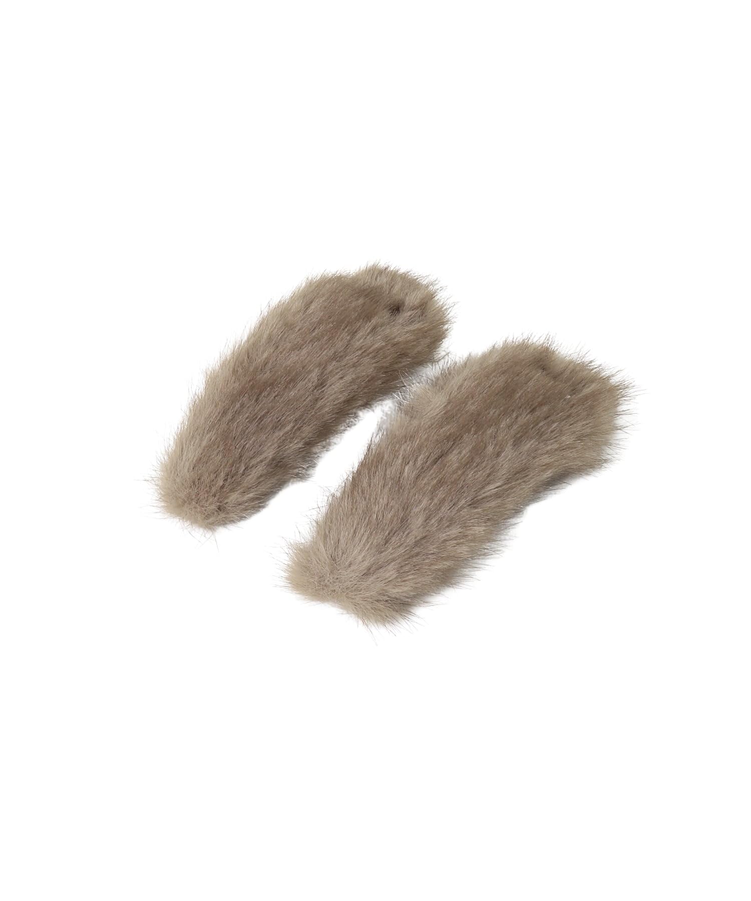 [URBAN RESEARCH ROSSO(アーバンリサーチ ロッソ)]バレッタ・ヘアクリップ heyep Faux Mink Hair Clips-2P ウィメンズ RWA6-HP09625 ブラウ